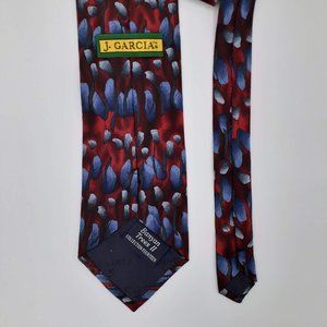 J Garcia Banyan Trees II Vintage Silk Tie Paisley